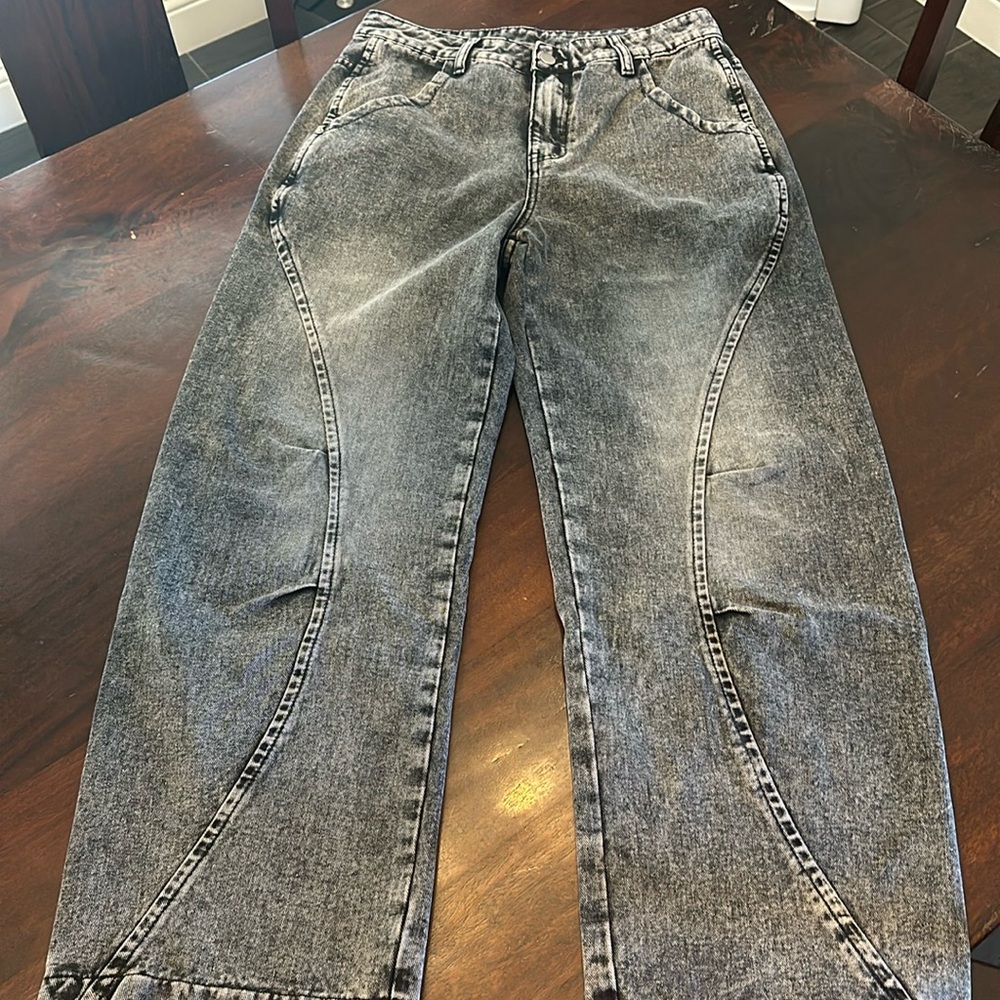 Manfinity baggie black denim jeans